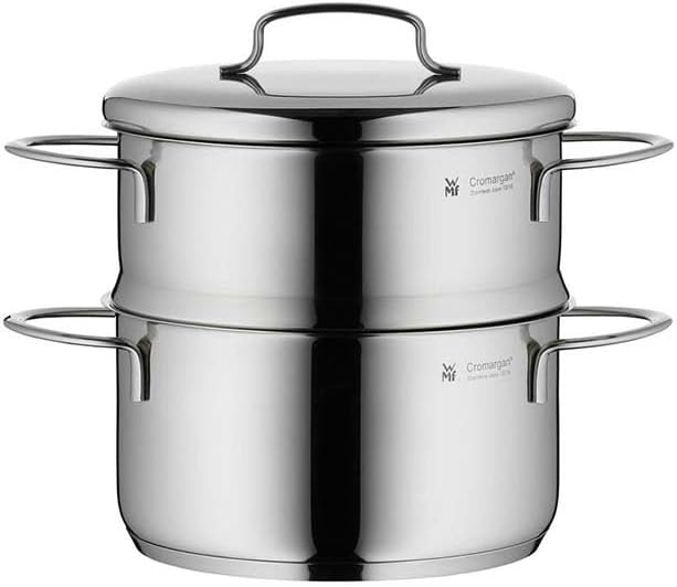 Mini Buharlı Pişirme Tenceresi, 16 cm, 1,5 L, Metal Kapaklı, İndüksiyon Uyumlu, Cromargan® Yüksek Kaliteli Parlak Paslanmaz Çelik, Üst Üste Saklanabilir - Görsel 4