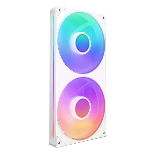 F280 RGB Core – 280 mm tekli çerçeve fan birimi 2 x 140 mm RGB fanlı – devir sayısı ve aydınlatma kontrolü – yüksek statik basınç ve hava akımı – fan başına 8 aRGB LED – beyaz | Bir kabloda iki adet 140mm RGB fanlı 280mm tek çerçeveli ünite. CAM ile kontrol edilen hız ve aydınlatma.