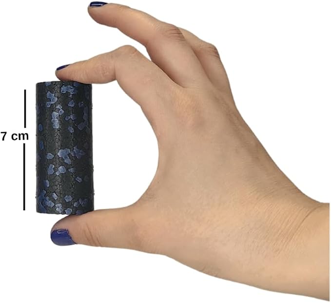 2 li Set Mini ve Mikro Foam Roller (Siyah + Mavi) - Görsel 5