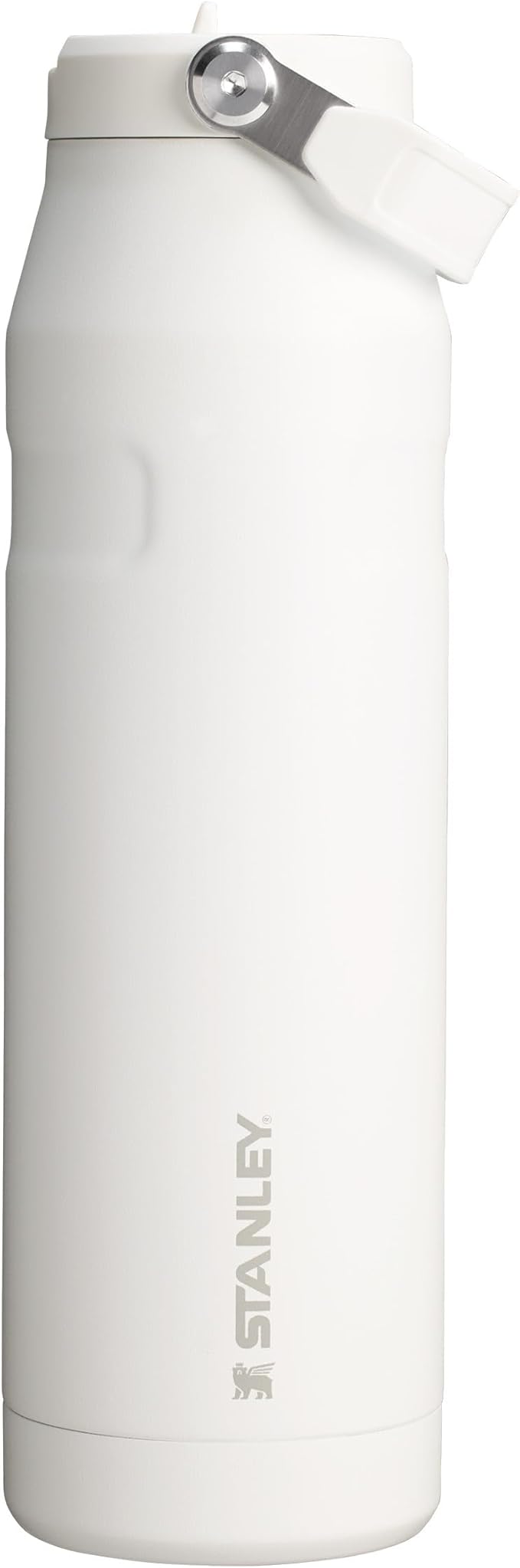 IceFlow™ Aerolight™ Flip Straw 2.0 Pipetli Termos Su Şişesi 1.06 Litre - Beyaz (Frost) | Paslanmaz Çelik
