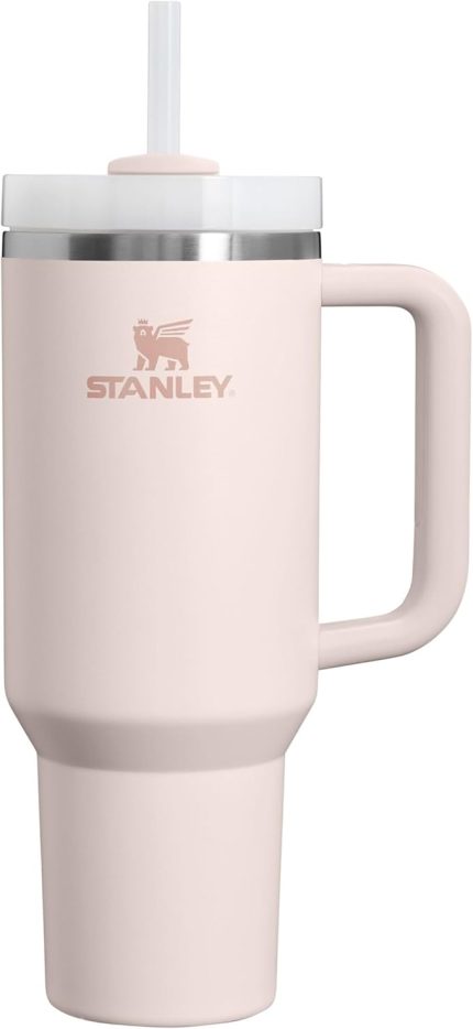 Quencher H2.0 FlowState Pipetli Termos Bardak 1.18 Litre - Pembe Kuvars (Rose Quartz) | Paslanmaz Çelik
