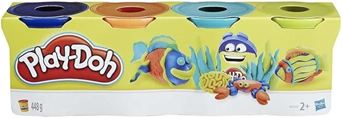 Tatlı Renkler Oyun Hamuru 4'lü Paket | Her Biri 113 g (4 oz) Kutu | 2 Yaş ve Üzeri Çocuklar İçin | Sanat ve El İşi Etkinlikleri ile Parti Hediyeleri İçin İdeal - Görsel 3