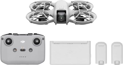 Neo Fly More Combo - 4K 30 fps 3840x2880 vidoe kalites, 12 MP fotoğraf çözünürlük, 18 DK uçuş süresi, Renk Beyaz | Sizi Takip Eden 135g Kendinden Uçan Drone, Palm Kalkış, Konu Takibi, QuickShots, RC-N3 ve 3 Pilli