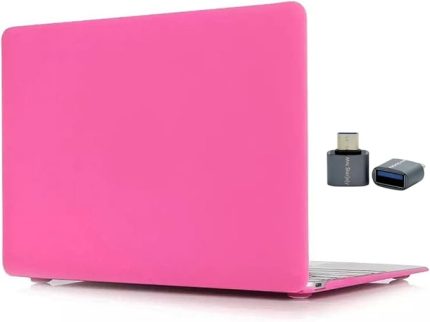 MacBook Pro 13 İnç Mat Buzlu Kılıf, 2016 2017 2018 2019 A1706 A1708 A1989 A2159 Uyumlu Sert Koruyucu Kapak, Frosted Yüzeyli İnce Laptop Kılıfı Pembe