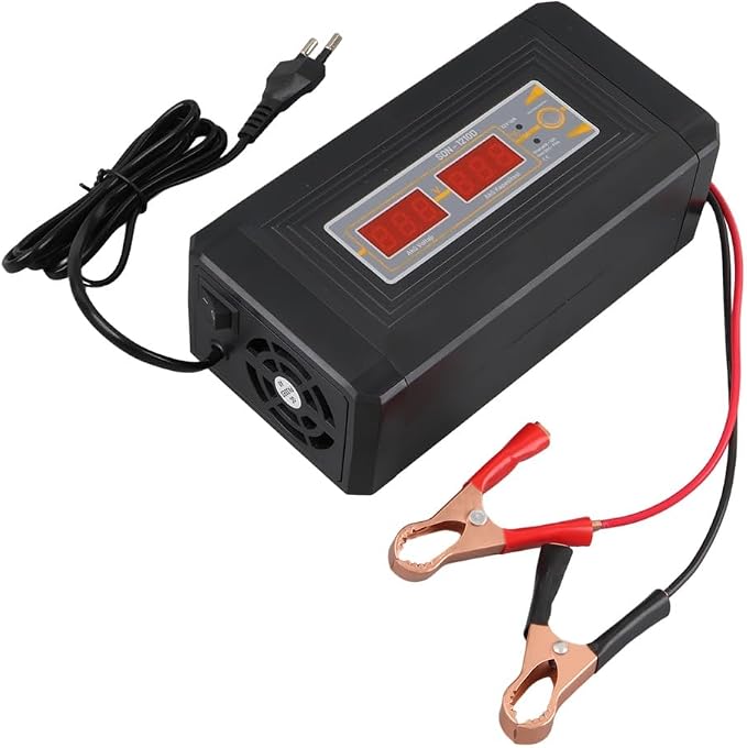 ile 24V 10Ah Hızlı Şarj Seçenekli Akü Şarj Cihazı Jel Asitli Sulu Kuru Kurşun Akülere Uygun (24 amper ve altı Küçük Aküler ve Lithium-Ion Pillere Uygun Değildir) - Görsel 3