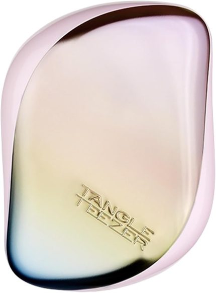 Teezer Compact Styler Matte Ombre Chrome Saç Fırçası - Seyahat ve Çanta Boy Tarak