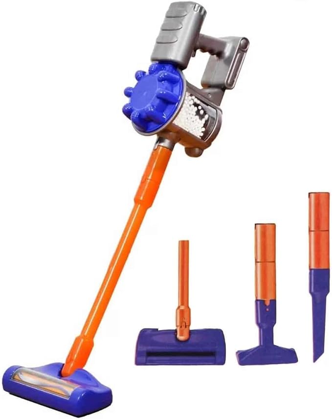 Cleaner Pilli Kablosuz Oyuncak Dikey Elektrik Süpürgesi - Görsel 3