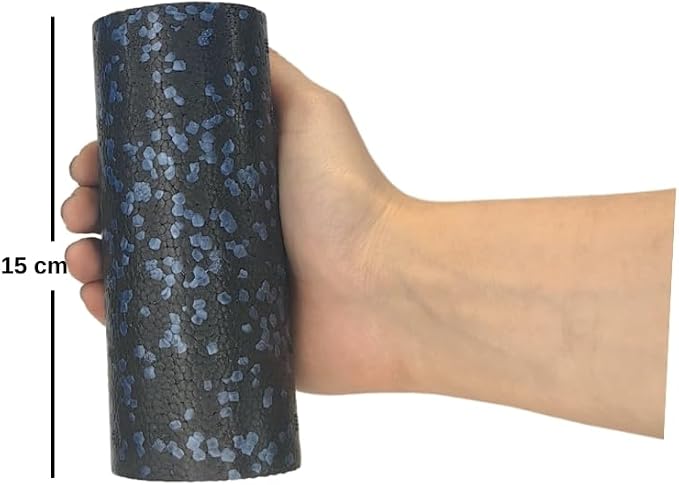 2 li Set Mini ve Mikro Foam Roller (Siyah + Mavi) - Görsel 3