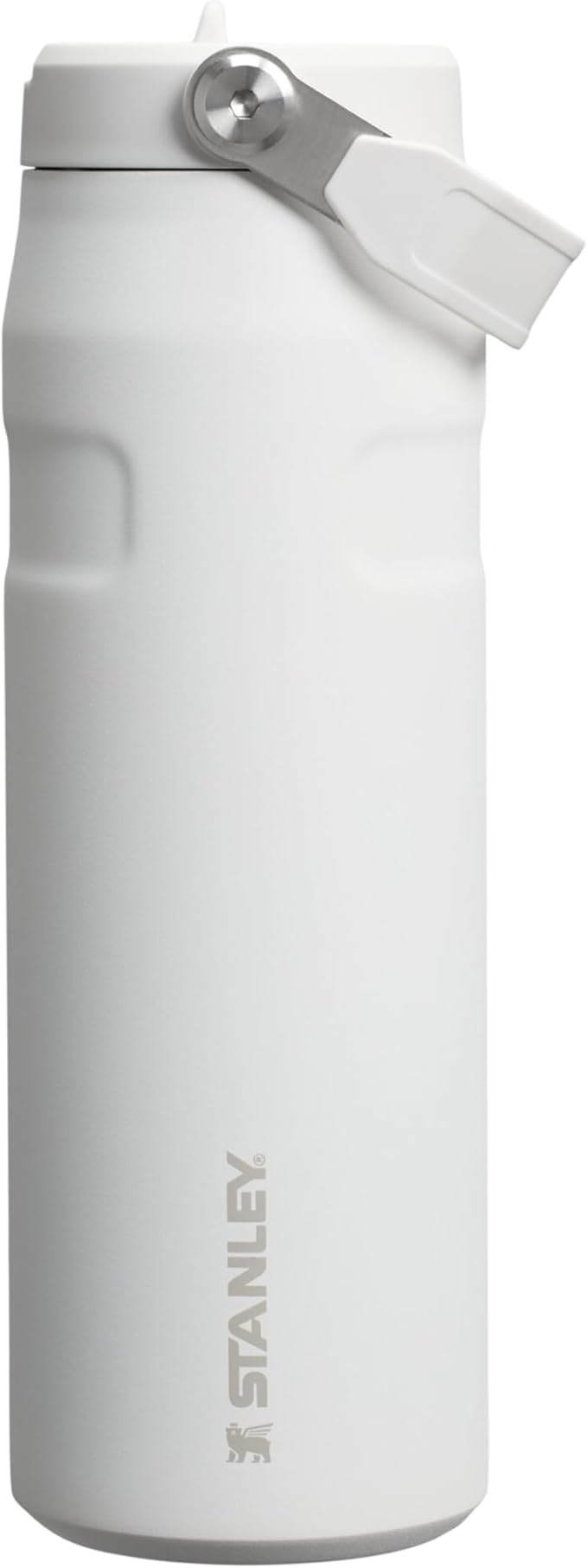 IceFlow™ Aerolight™ Flip Straw 2.0 Pipetli Termos Su Şişesi 0.7 Litre - Beyaz (Frost) | Paslanmaz Çelik