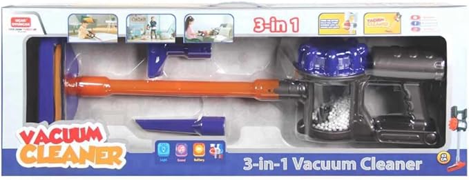 Cleaner Pilli Kablosuz Oyuncak Dikey Elektrik Süpürgesi - Görsel 4