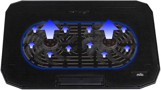 Classone Mila Serisi M2 15-17 inch - Mavi Led,2 Fan,2 USB Gaming Notebook Soğutucu Standı - Görsel 4