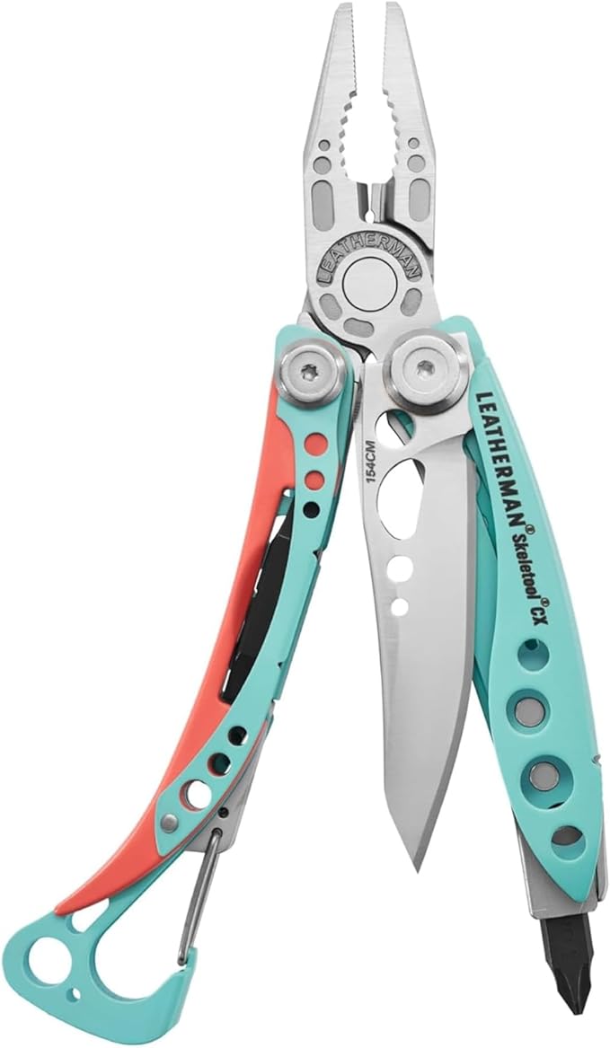 Skeletool CX Paradise Çok Amaçlı Pense | Kamp ve hayatta kalma için 7'si 1 arada çok amaçlı
