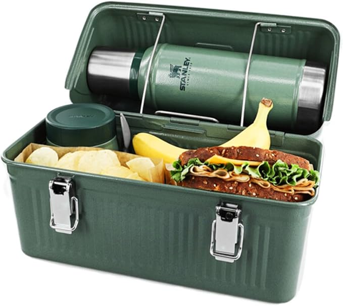 Classic Yemek Taşıma Çantası 9.5 Litre - Yeşil (Hammertone Green) | Paslanmaz Çelik - Görsel 5