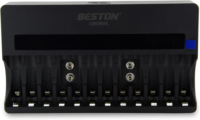 BST-C9028WL Pil Şarj Aleti Universal Dijital Ekranlı 9V-AA-AAA Ni-Mh Ni-Cd Li-İon - Görsel 5
