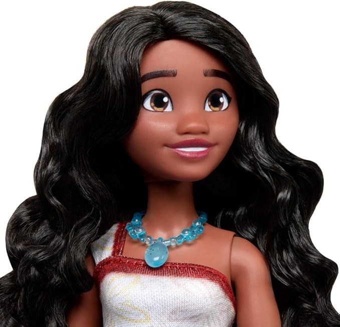 Disney SERIES MOANA FD HERO CORE DOLL Oyuncak, 3Y+, JBT33 | Disney Moana 2 Filminden Esinlenen Kolye ve Halhal Aksesuarlı Çıkarılabilir Kıyafet İçinde Posable Doll - Görsel 3