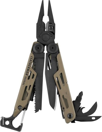 Signal Multitool - Coyote Tan | 17 DIY ve Kamp için Tüm Araçlar