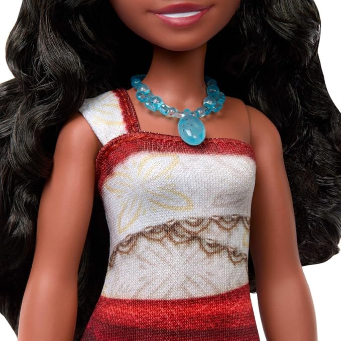 Disney SERIES MOANA FD HERO CORE DOLL Oyuncak, 3Y+, JBT33 | Disney Moana 2 Filminden Esinlenen Kolye ve Halhal Aksesuarlı Çıkarılabilir Kıyafet İçinde Posable Doll - Görsel 4
