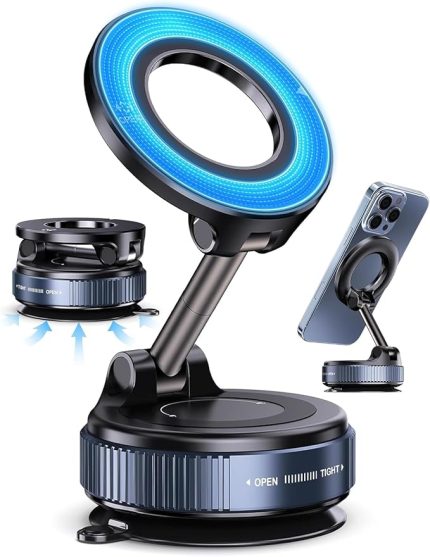 TELEFON TUTUCU VE TELEFON STANDI KATLANABİLİR 360 DERECE HER YÖNE DÖNEBİLİR CAMA VEYA YÜZEYE KİLİTLENİR 5 KG TAŞIMA KAPASİTELİ ŞIK KALİTELİ METAL GÖVDE SAĞLAM VE ÇOK GÜÇLÜ ARAÇ TUTUCU