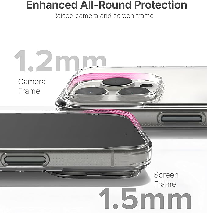 iphone 12 pro max ile Uyumlu SuperMatt Serisi Arkası Parmak izi Tutmayan Sert Mat Polikarbonat Kenarları Tpu Silikon Metal Tuşlu Premium Şeffaf Kılıf Kapak (Manyetik, 12 Pro Max) - Görsel 5