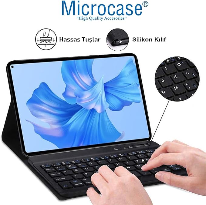 Honor Pad X9 11.5 inch Tablet Bluetooth Klavye ve Mouse + Standlı Kılıf - BKK6 - Görsel 3