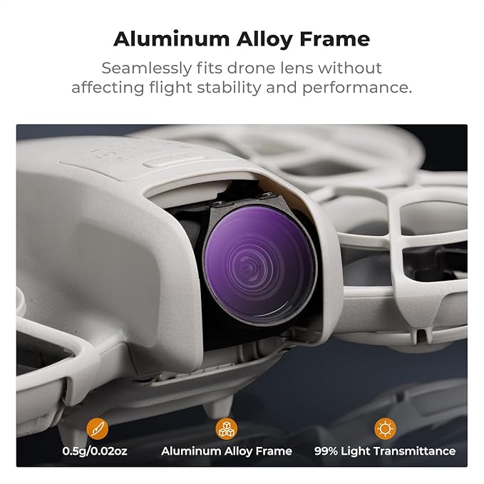 Concept DJI NEO ND/PL Filtreler ND8&TR, ND16&PL, ND32&PL, ND64&PL 28 Katmanlı Nano ile Uyumlu DJI NEO - Görsel 5