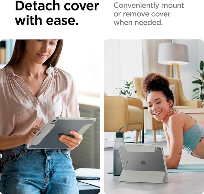 iPad Air 13" M4 (2026) / M3 (2025) / M2 (2024) ile Uyumlu Kılıf Air Skin Pro Gray - ACS07677 - Görsel 4