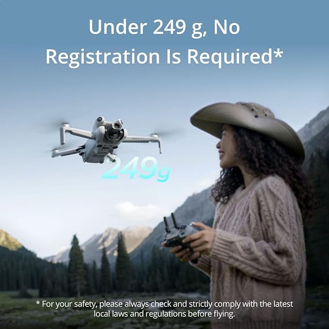 Mini 4 Pro Fly More Combo Plus (DJI RC 2) (Ekranlı Kumanda) - 4K HDR Kameralı Mini Drone, 20 km (FCC) Maksimum Video Aktarım Mesafesi, Çok Yönlü Engel Algılama, 45 Dakikalık Uçuş, 2 Akıllı Batarya | 3 Akıllı Uçuş Aküsü Plus, 4k/60fps HDR, Çok Yönlü Engel Algılama - Görsel 2