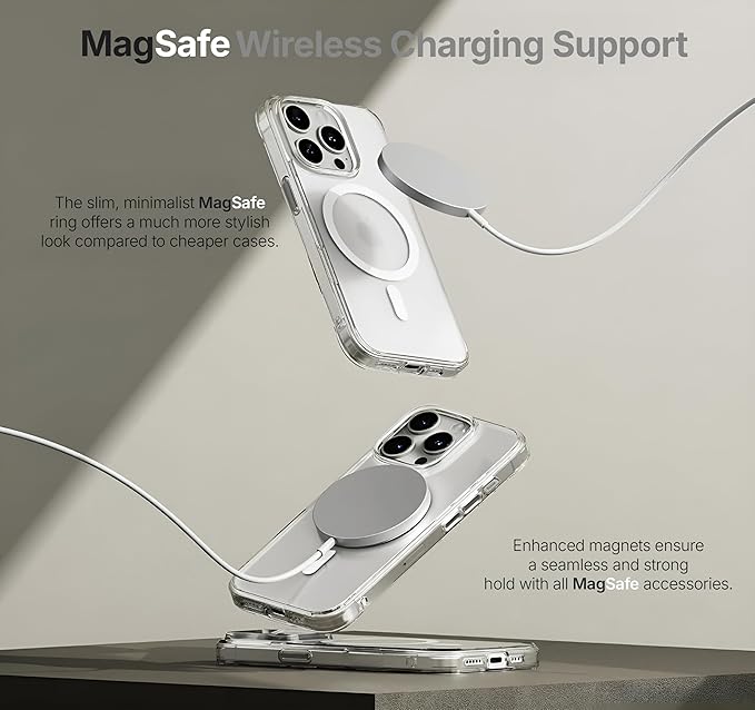 iphone 12 pro max ile Uyumlu SuperMatt Serisi Arkası Parmak izi Tutmayan Sert Mat Polikarbonat Kenarları Tpu Silikon Metal Tuşlu Premium Şeffaf Kılıf Kapak (Manyetik, 12 Pro Max) - Görsel 4