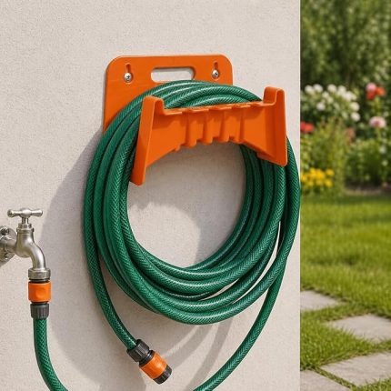 Duvara Monte Edilebilir Bahçe Hortum Askısı – Dayanıklı ABS Plastik Malzeme – Paslanmaz Tasarım