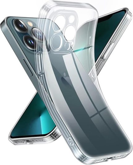 iPhone 12 Pro Kamera Korumalı Şeffaf Silikon Kılıf