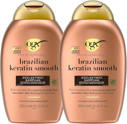 Brazilian Keratin Smooth Düzleştirici Sülfatsız Şampuan (385 Ml x 2 adet)