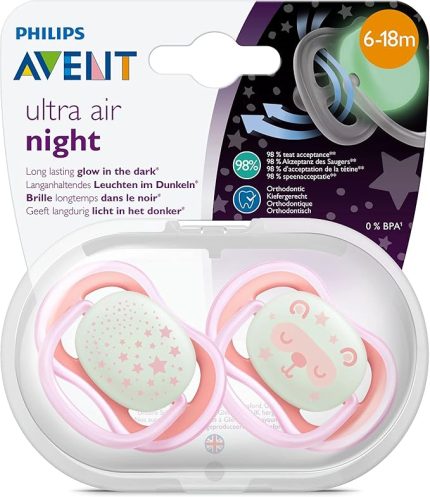 Avent SCF376/22 Emzik, 6-18 Ay, Kırmızı/Pembe