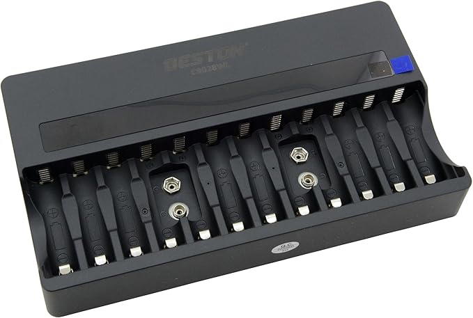 BST-C9028WL Pil Şarj Aleti Universal Dijital Ekranlı 9V-AA-AAA Ni-Mh Ni-Cd Li-İon - Görsel 2