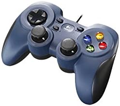 F310 Kablolu Gamepad, Özel 4 Düğmeli Hassas D-Pad, 1,8 m Kablo Uzunluğu, Lacivert | Controller, konsol düzeni, 4 tuşlu D-Pad, XInput/DirectInput, 1,8 m kablo, PC - mavi/gri - Görsel 2