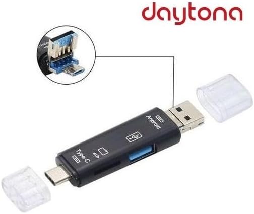 A-5068 Type-C To USB 3.0 Flash Otg Veri Aktarım Sd Tak Çalıştır Kart Okuyucu Çevirici x 2 Adet - Görsel 3