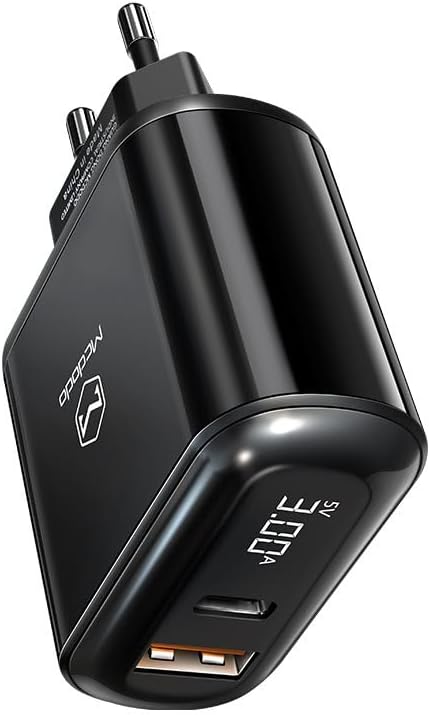 Ch-7170 Pd3.0 20W 1Xusb 1Xtype-C Girişli Led Göstergeli Şarj Adaptörü, Siyah