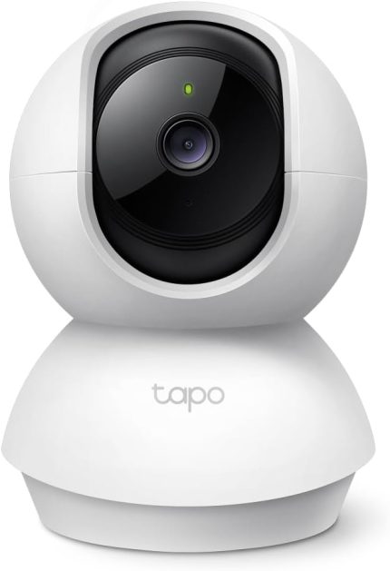 C210, 2K 3MP, Hareket Tespit ve Takibi, 360°, 9m Gece Görüşü, Çift Yönlü Sesli İletişim, Sesli Alarm, Bulut/Yerel Depolama, Bebek Ağlaması Tespiti, İç Mekan Wi-Fi Güvenlik Kamerası