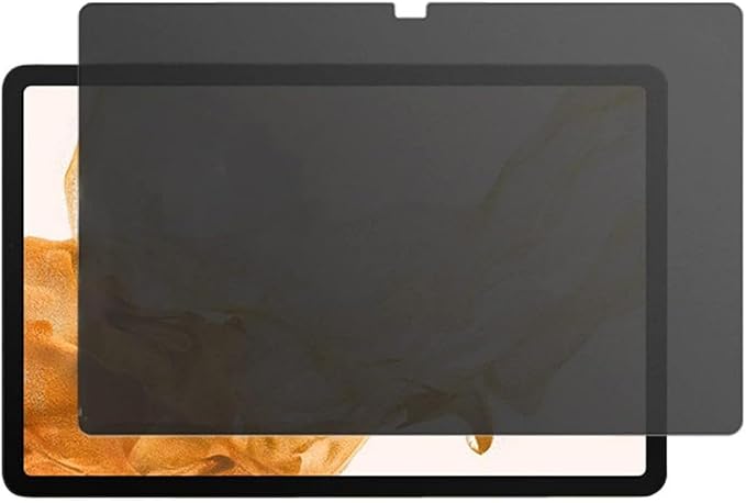 Samsung Galaxy Tab S9 Fe 10.9 İnç İle Uyumlu Hayalet Ekran Koruyucu, Yandan Görünmeyen Anti-Spy Gizlilik (Privacy) Koruması, 9H Temperli Nano Kırılmaz Esnek Cam, Parlama Önleyici SM-X510 - Görsel 2
