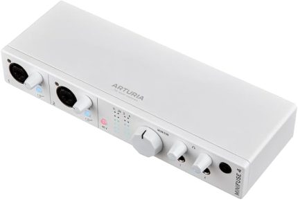 MiniFuse 4 Interface Audio | 48V Phantom, 2 Line Ins, 4 Trs Çıkışı, 2 Kulaklık Çıkışı, 24-Bit/192khz ile 2 Xlr ve Trs Combo Ins, Yazılım Dahil