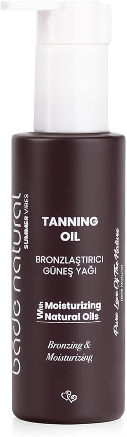Natural Bronzlaştırıcı Güneş Yağı%100 Doğal 100 ml