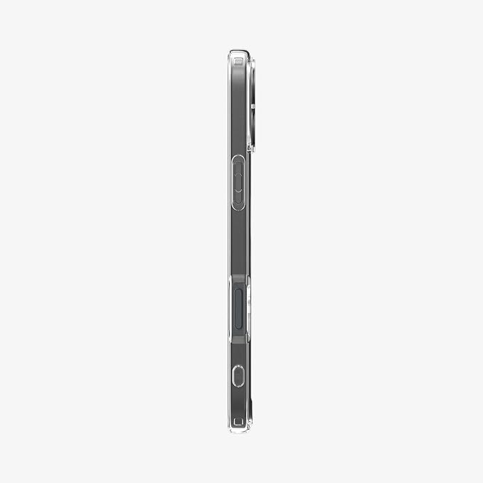 iPhone 16 Plus ile Uyumlu MagSafe Kılıf Crystal Hybrid Mag Fit Sararmaya Dayanıklı Beyaz Şeffaf Kapak - ACS08096 (Spigen TR Garantili) - Görsel 3