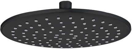 Tepe Duş Başlığı Oval Ø23 cm KTD121 (Siyah)