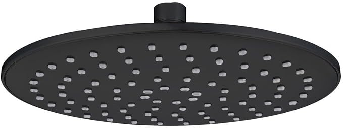 Tepe Duş Başlığı Oval Ø23 cm KTD121 (Siyah)