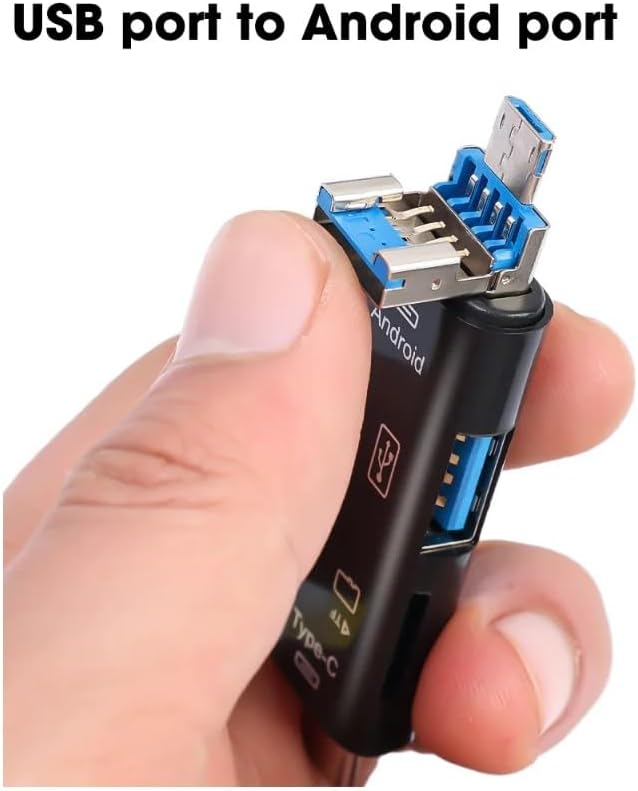 A-5068 Type-C To USB 3.0 Flash Otg Veri Aktarım Sd Tak Çalıştır Kart Okuyucu Çevirici x 2 Adet - Görsel 2