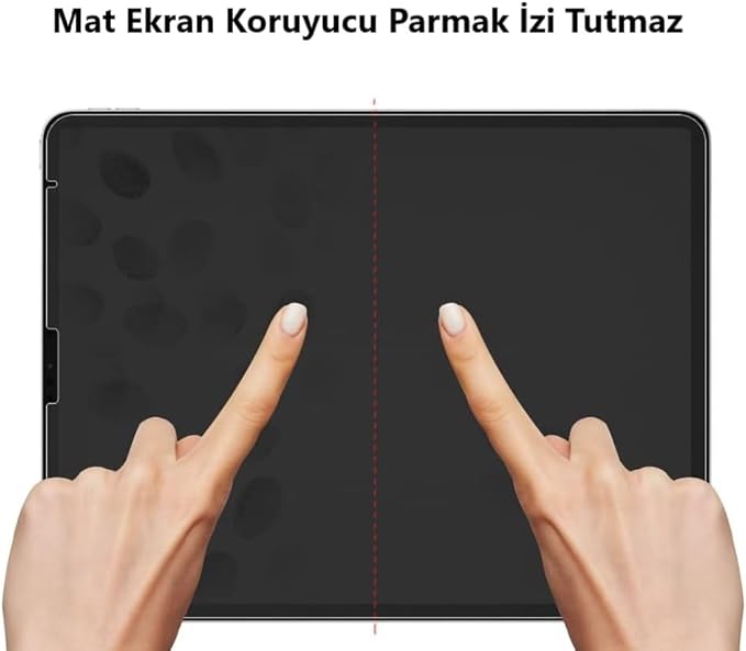 Samsung Galaxy Tab S9 Fe Plus İle Uyumlu Mat Ekran Koruyucu 9H Temperli Kırılmaz Esnek Nano Cam, Parmak İzi Bırakmayan Yansıma Ve Parlama Önleyici Koruma SM-X610 - Görsel 3