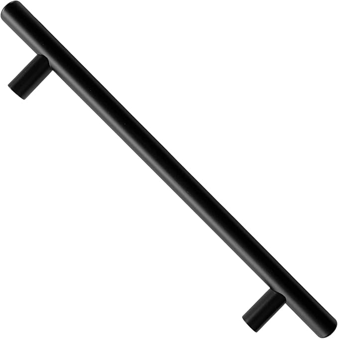 ve Banyo Dolabı Kapakları ve Çekmeceler için Metal Kulp Paslanmaz Mobilya Dolap Kulbu 160mm Mat Siyah 2 Adet - Görsel 2