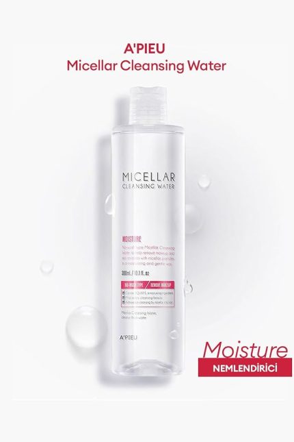 Nemlendirici Etkili Micellar Makyaj Temizleme Suyu Apıeu Micellar Cleansing Water (MOİSTURE) 300ml, 8809530066874