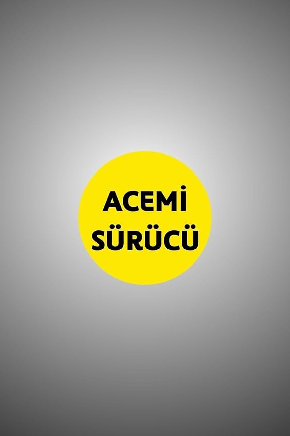 Tasarla Acemi Sürücü Yazılı Sticker Oto Sticker 15x15 Cm Sarı zemin siyah yazı - Görsel 3