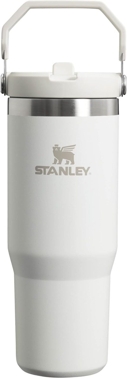 IceFlow Flip Straw Tumbler Pipetli Termos Su Şişesi 0.89 Litre - Frost | Paslanmaz Çelik