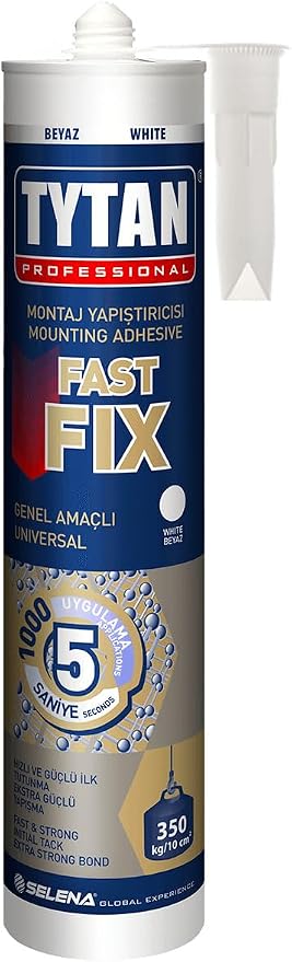 TYTAN FASTFİX ÇOK AMAÇLI KORNİŞ YAPIŞTIRICI MONTAJ YPS SİLİKONU ORJİNAL